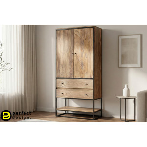 NARTAN modern rózsafa tálalószekrény - 190cm BIZZOTTO