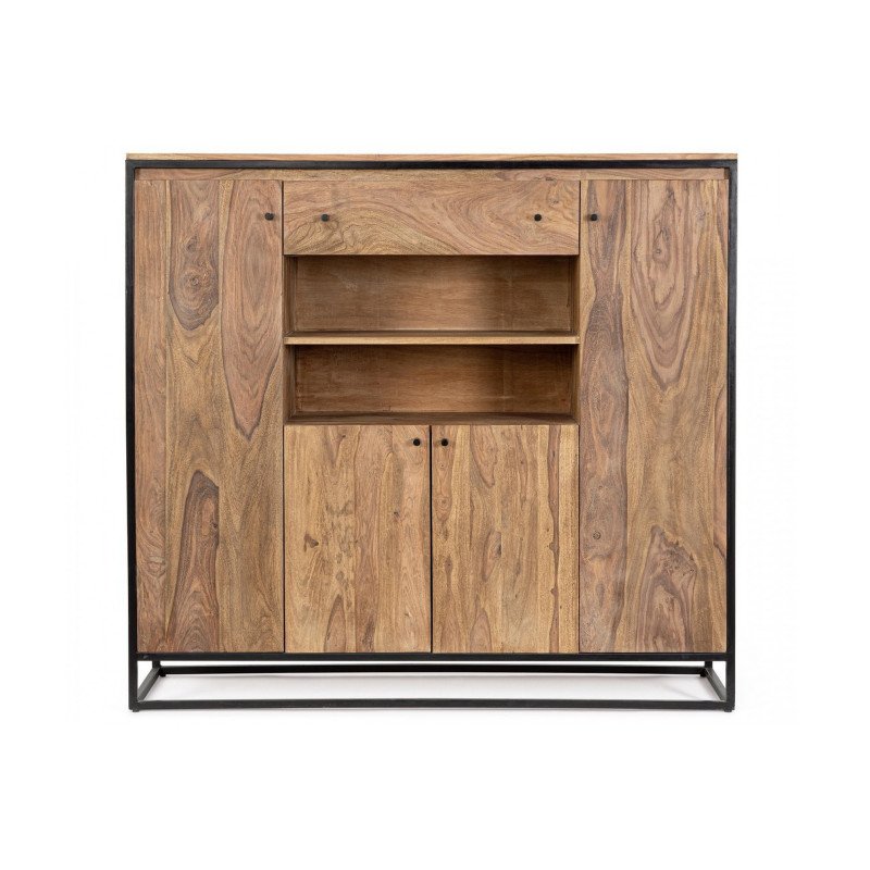 NARTAN modern rózsafa tálalószekrény - 145cm