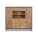 NARTAN modern rózsafa tálalószekrény - 145cm