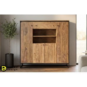 NARTAN modern rózsafa tálalószekrény - 145cm BIZZOTTO