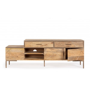 JAINEK design mangófa TV-szekrény - 175cm