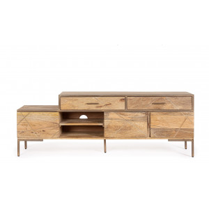 JAINEK design mangófa TV-szekrény - 175cm