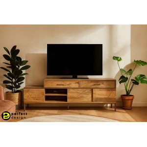JAINEK design mangófa TV-szekrény - 175cm BIZZOTTO