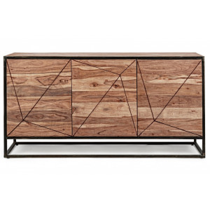 EGON modern akácfa komód - 145cm