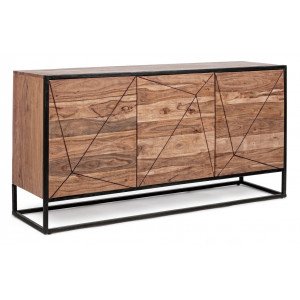 EGON modern akácfa komód - 145cm
