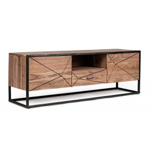 EGON modern akácfa TV-szekrény - 145cm