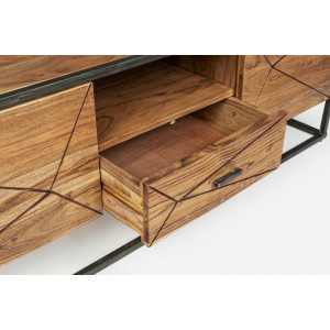 EGON modern akácfa TV-szekrény - 145cm