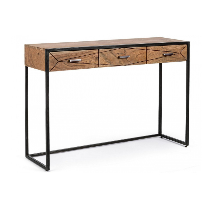 EGON modern akácfa konzolasztal - 115cm