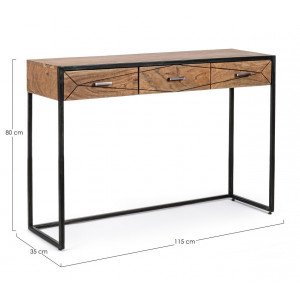 EGON modern akácfa konzolasztal - 115cm
