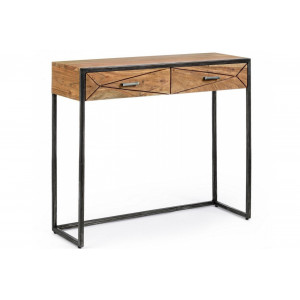 EGON modern akácfa konzolasztal - 90cm BIZZOTTO