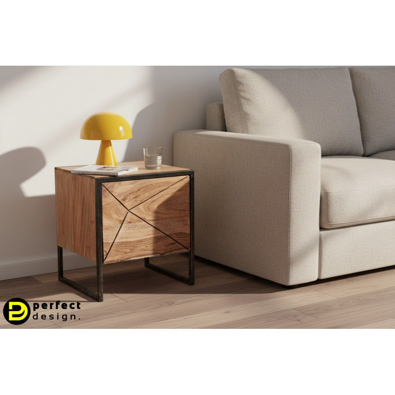 EGON modern akácfa éjjeliszekrény