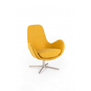 LUNA modern fotel - zöld/sárga/szürke/türkiz