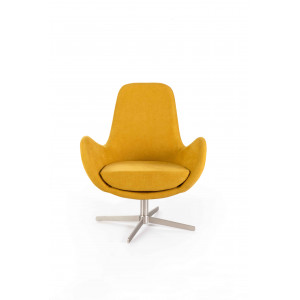 LUNA modern fotel - zöld/sárga/szürke/türkiz