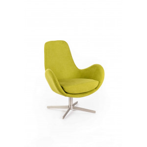 LUNA modern fotel - zöld/sárga/szürke/türkiz