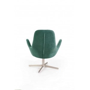 LUNA modern fotel - zöld/sárga/szürke/türkiz