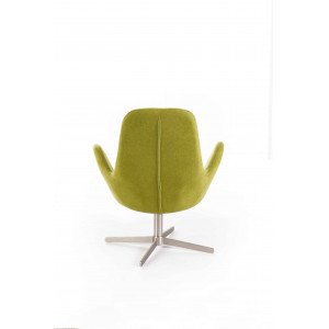 LUNA modern fotel - zöld/sárga/szürke/türkiz