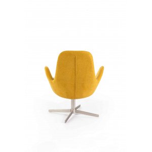 LUNA modern fotel - zöld/sárga/szürke/türkiz