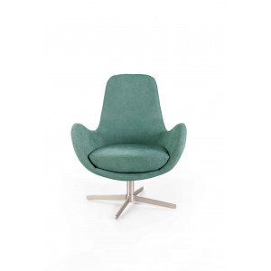 LUNA modern fotel - zöld/sárga/szürke/türkiz