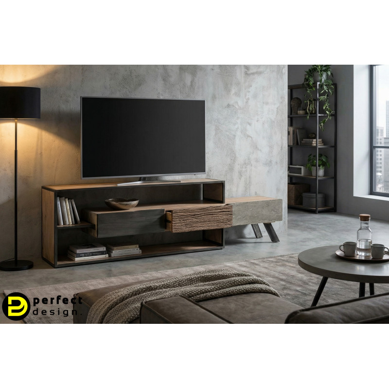 MANCHESTER modern TV állvány - 195cm