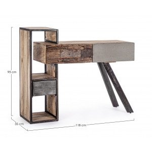 MANCHESTER modern konzolasztal - 118cm