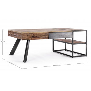 MANCHESTER modern dohányzóaasztal - 118cm