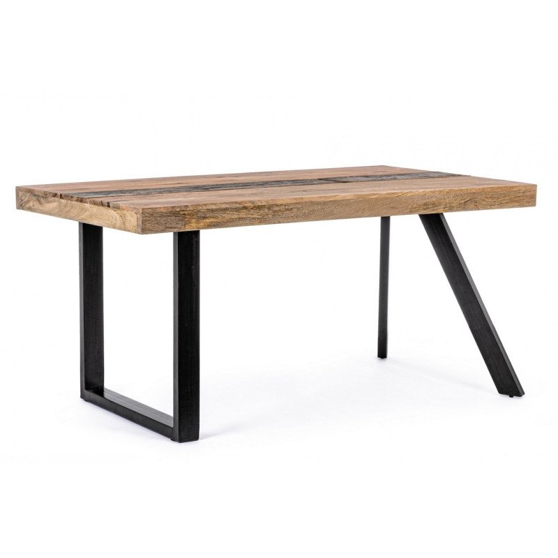 MANCHESTER modern mangófa étkezőasztal - 160/200cm