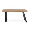 MANCHESTER modern mangófa étkezőasztal - 160/200cm