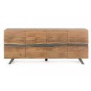 MARONE modern akácfa komód - 198cm