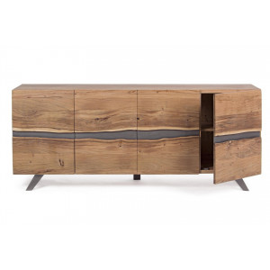 MARONE modern akácfa komód - 198cm