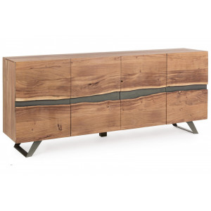 MARONE modern akácfa komód - 198cm