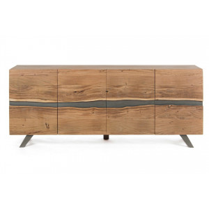 MARONE modern akácfa komód - 198cm
