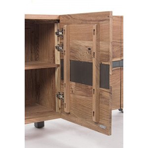 MARONE modern akácfa komód - 198cm