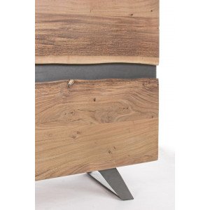 MARONE modern akácfa komód - 198cm