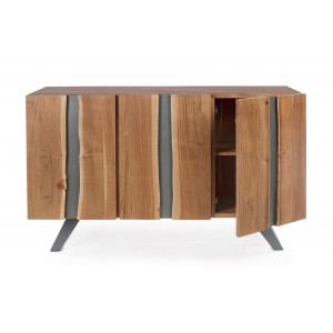 MARONE modern akácfa komód - 145cm