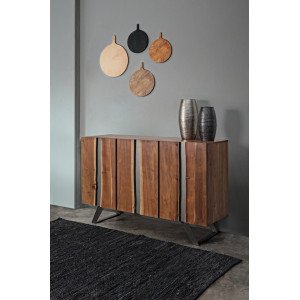 MARONE modern akácfa komód - 145cm