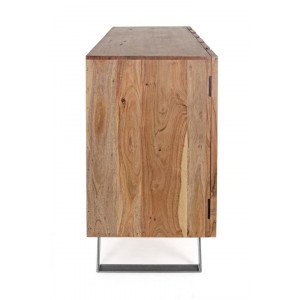 MARONE modern akácfa komód - 145cm
