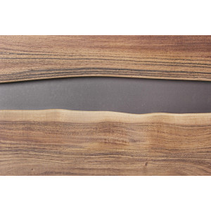 MARONE modern akácfa szekrény - 138cm