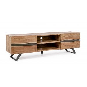 MARONE modern TV állvány akácfából - 190cm