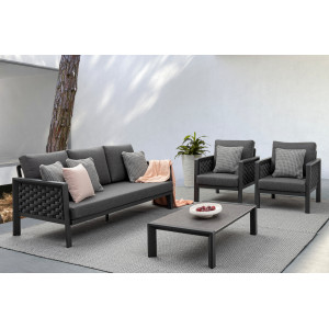 OTAVIO prémium kültéri szett - szürke/antracit BIZZOTTO