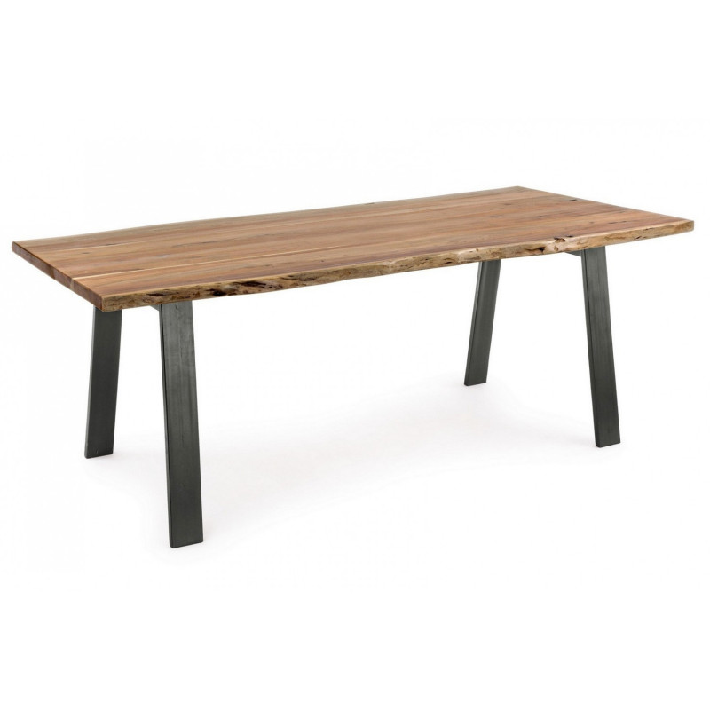 MARONE modern akácfa étkezőasztal - 160/200cm