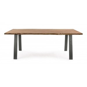 MARONE modern akácfa étkezőasztal - 160/200cm