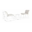 ISABELA prémium kültéri szett - beige/fehér