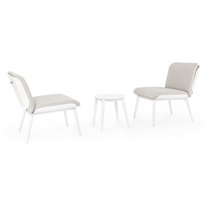 ISABELA prémium kültéri szett - beige/fehér