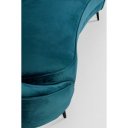 SERAPHINE exkluzív bársony kanapé - kék - 183cm