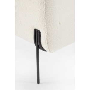 MADLINE design fotel - fehér boucle