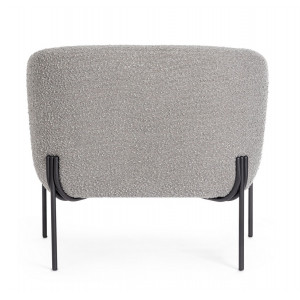 MADLINE design fotel - szürke boucle