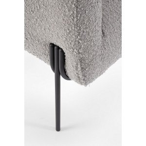 MADLINE design fotel - szürke boucle