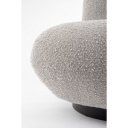 MARGOT design forgófotel - szürke boucle