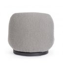 MARGOT design forgófotel - szürke boucle