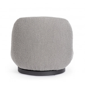 MARGOT design forgófotel - szürke boucle